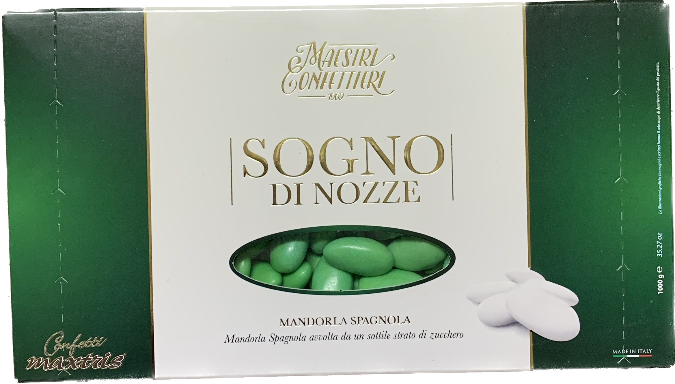 vendita CONFETTI MAXTRIS SOGNO DI NOZZE KG.1 VERDI Confetti Maxtris online